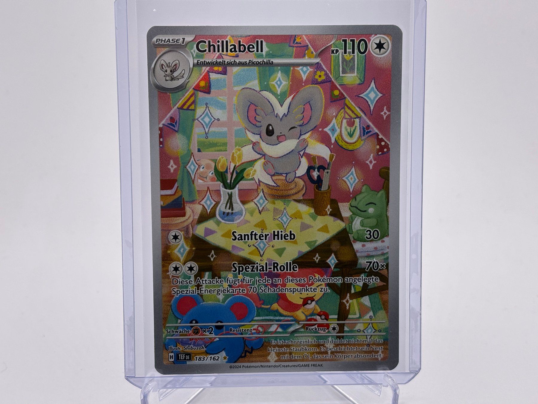 Pokémon Sammelbilder & Trading cards: Gewalten der Zeit - Chillabell  (TEF 183) - DE – Neu (gemäss Beschreibung) aus Allschwil von Bullach