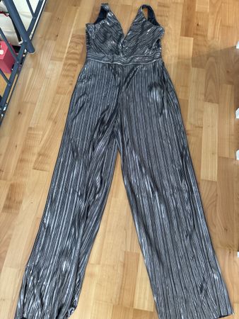 Jump-suit, in Silberoptik, Tally Weijl GrL