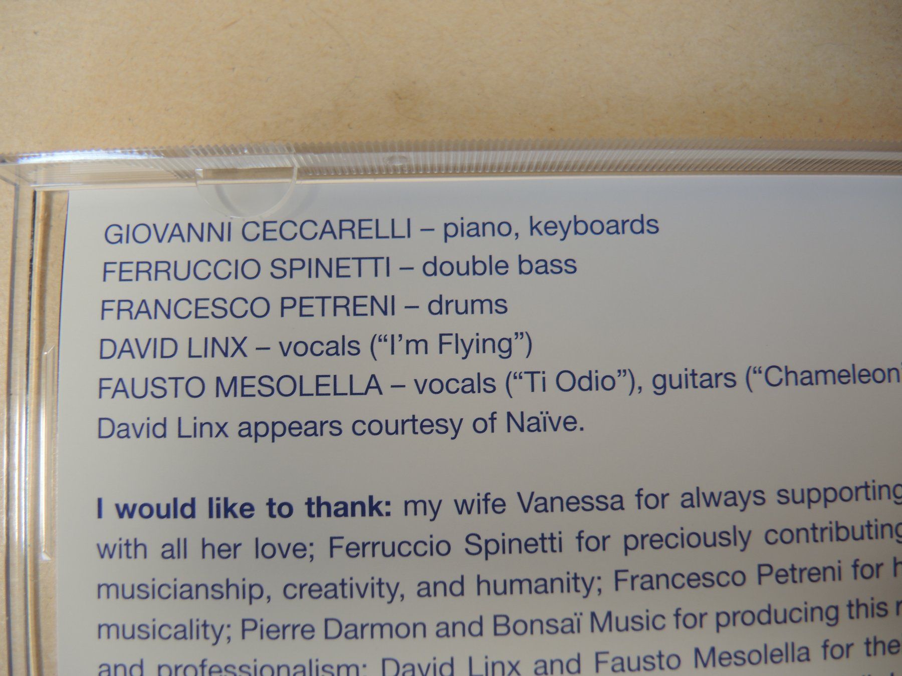 CD: Giovanni Ceccarelli Trio - Meteores CD Jazz – Usato da Rorschach venduto da maeck8 2
