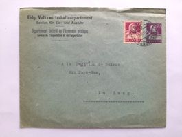 20Rp TELL GzSaBrief EVD mit 20Rp Zusatzfrank, 1923 > HOLLAND