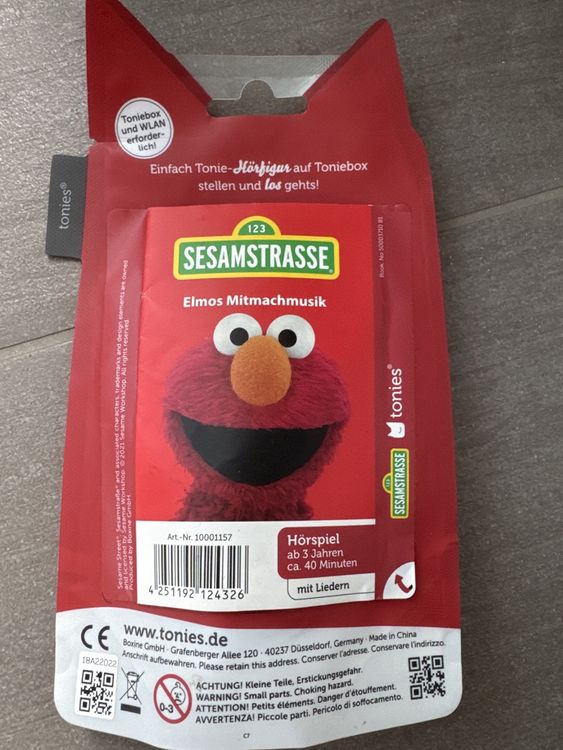 Tonie Figur Sesamstrasse Krümelmonster (Neu und originalverpackt) in Unterägeri für CHF 13 - mit
