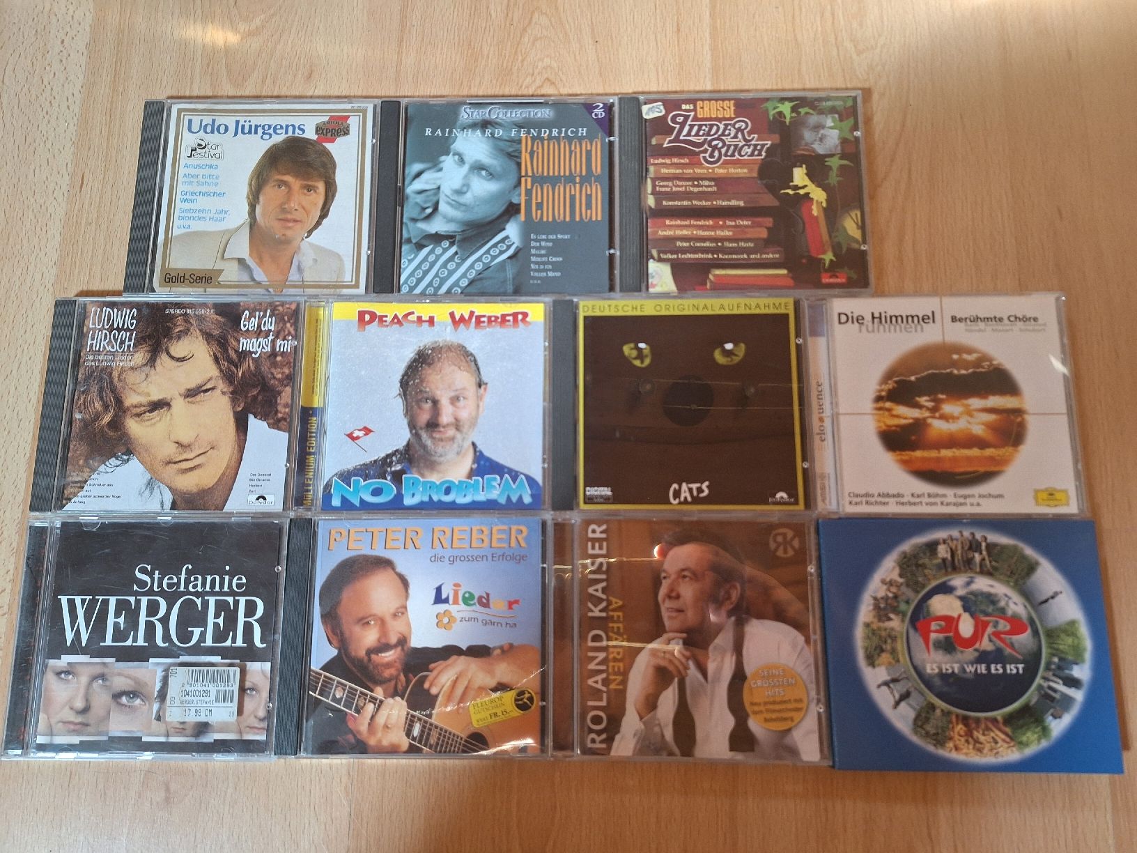 CDs: Deutsche Musik und Mehr 11 Cds – Gebraucht aus Genolier von Antoine30