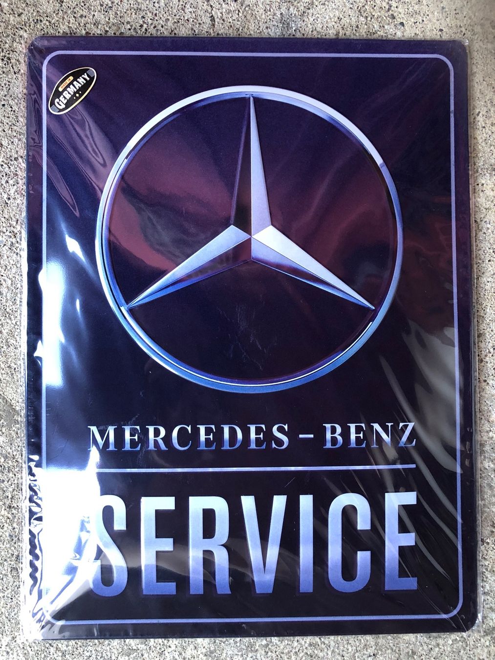 Insegne: Mercedes-Benz service garage – Nuovo e nell'imballaggio originale da Reinach AG venduto da rares75