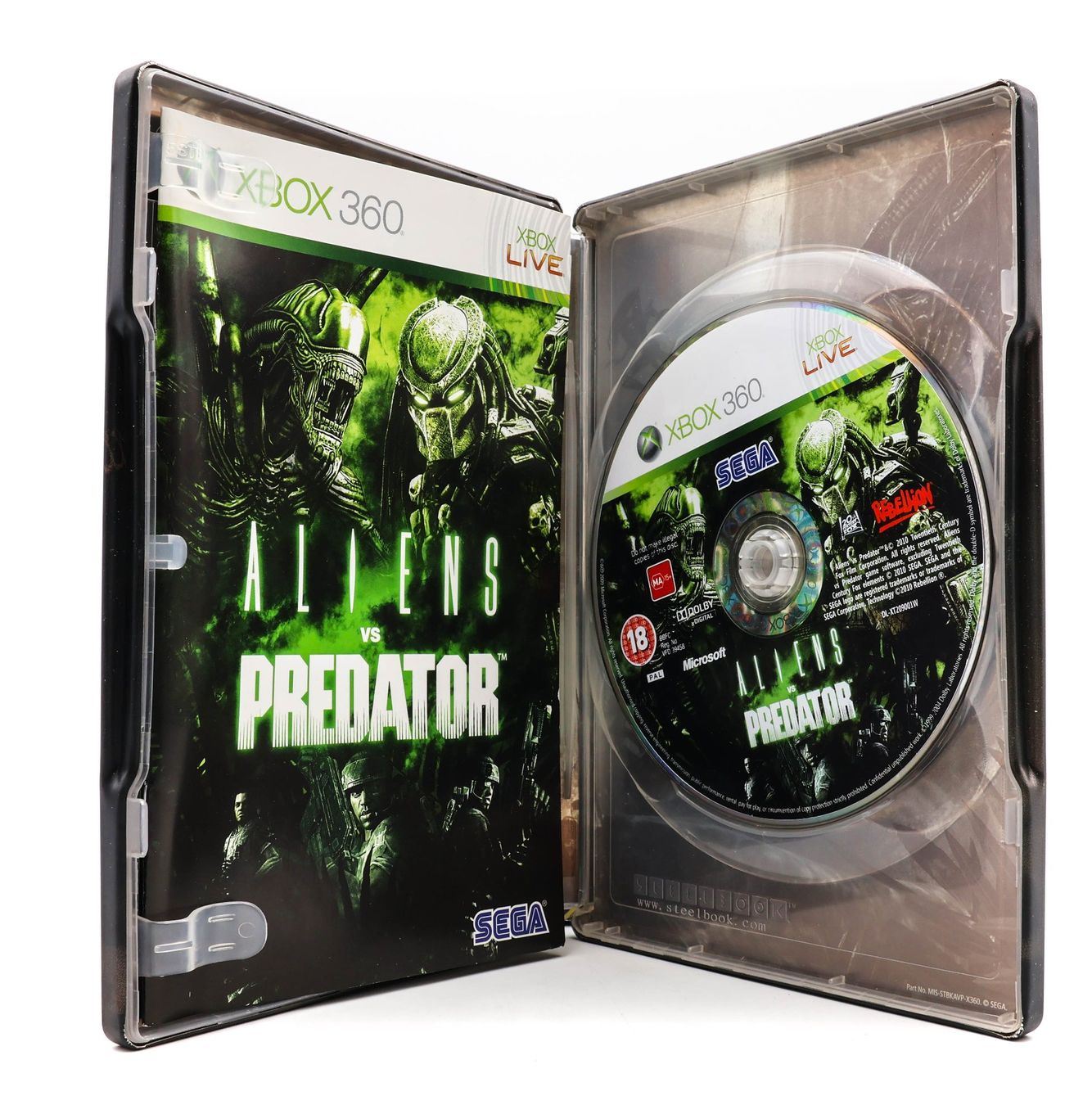 Spiele: Aliens Vs Predator Hunter - Edition Steel Box - XBOX 360 – Gebraucht aus Paudex von  2
