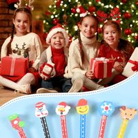 Weihnachtsstifte mit Radiergummi, 32 Stück