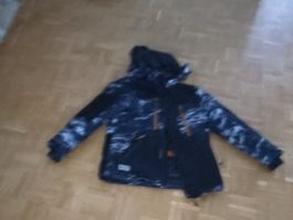 Winterjacke / Skijacke in Schwarz-Weiss, 146-152Top Zustand!