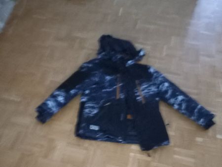 Winterjacke / Skijacke in Schwarz-Weiss, 146-152Top Zustand!