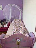 Kinderbett - Pink - 90 x 200 cm - Prinzessin-Design