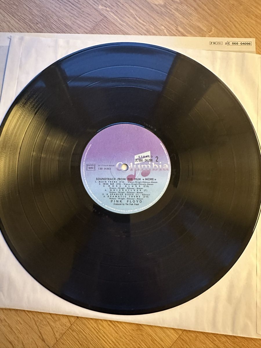 Dischi in vinile: Pink Floyd More LP – Usato da Zürich venduto da marcochreis5 4