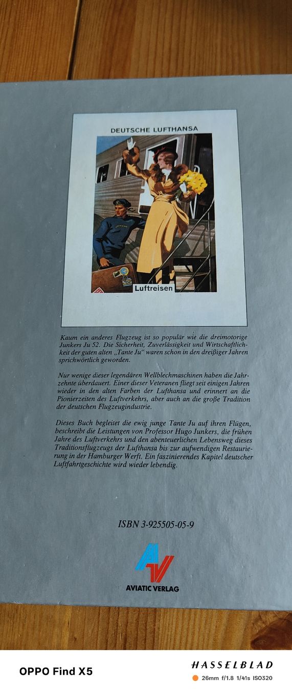 Livres: Lufthansa Junkers Ju 52 – D'occasion à Volken par katz5 2