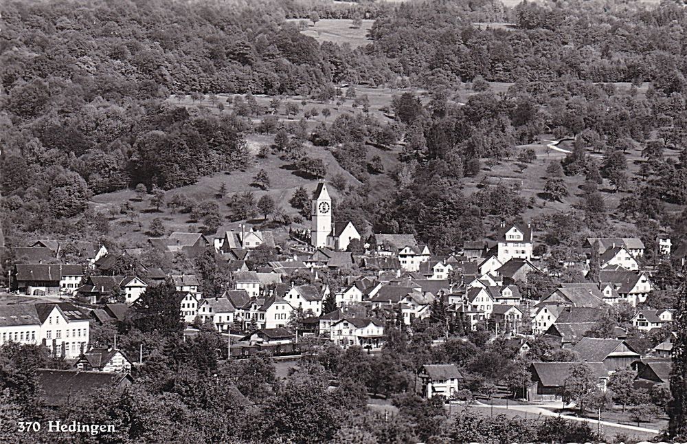 Hedingen am Albis. Ortsaufnahme. (Gebraucht) in Schlieren für CHF 6 ...