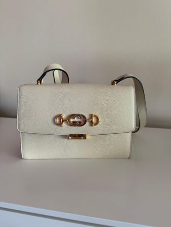Gucci Zumi Bag, Farbe Elfenbein, Leder, Top Zustand