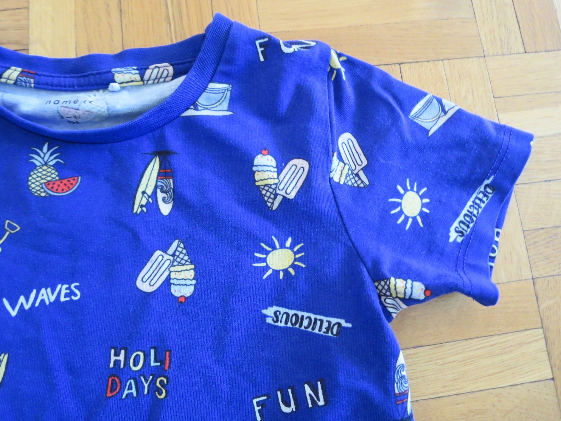 Camicie, T-shirt & Polo: Kinder Ferien Shirt /Gr. 104 – Usato da Wallisellen venduto da Arvenstube 2