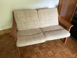 Danish Design Sofa PJ Denmark 2-Sitzer Teak