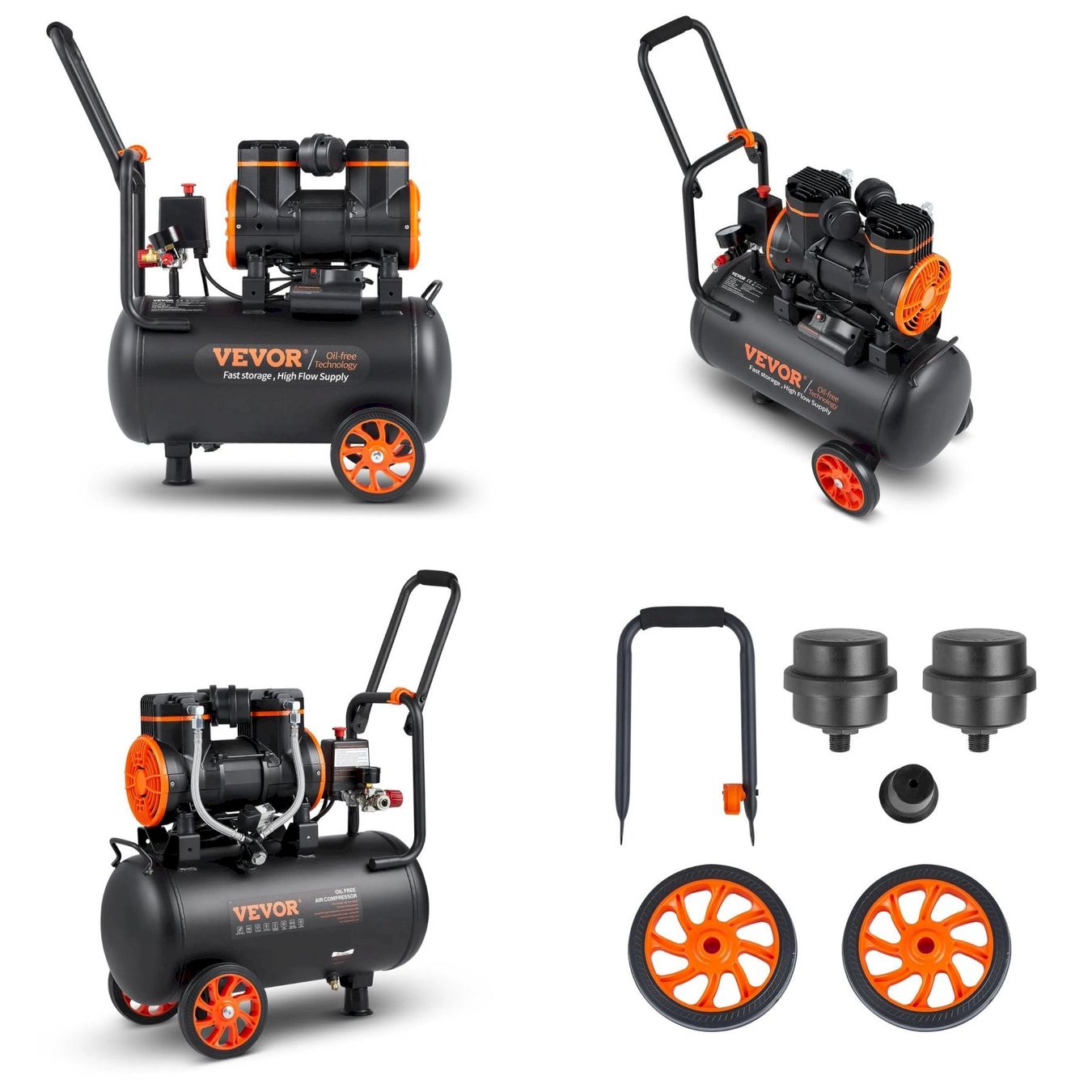 Compressori: VEVOR 2-1450F24 Flüsterkompressor 8bar – Nuovo e nell'imballaggio originale da Bottighofen venduto da zaap 8