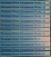 Hermann Hesse gesammelte Werke 12 Bände guter Zustand