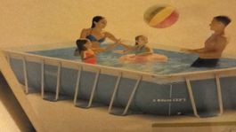 Aufstellpool 4 x 2 m und 1 m tief inkl. Leiter