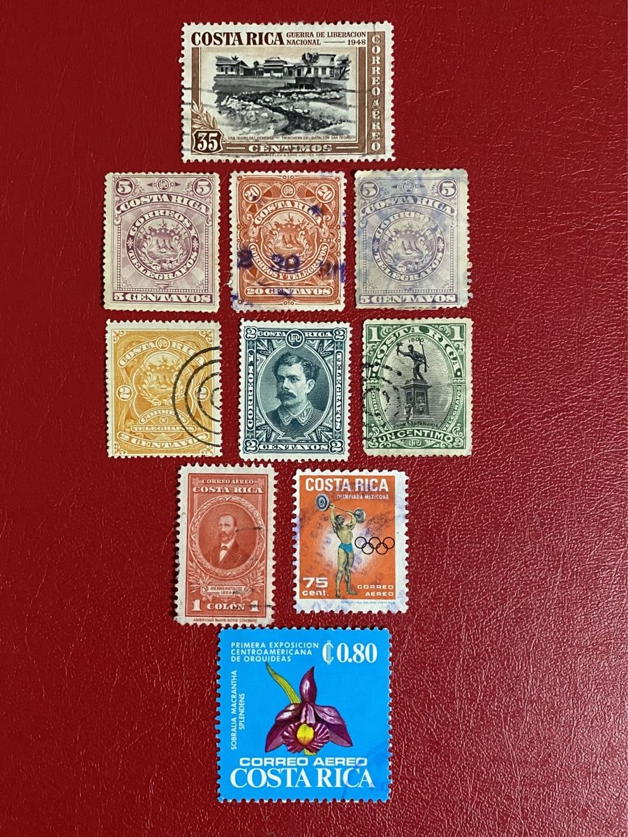 Tutti i francobolli: Timbres - Costa Rica – Usato da Petit-Lancy venduto da Solcarm