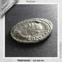 Römische Silbermünze - Valerianus