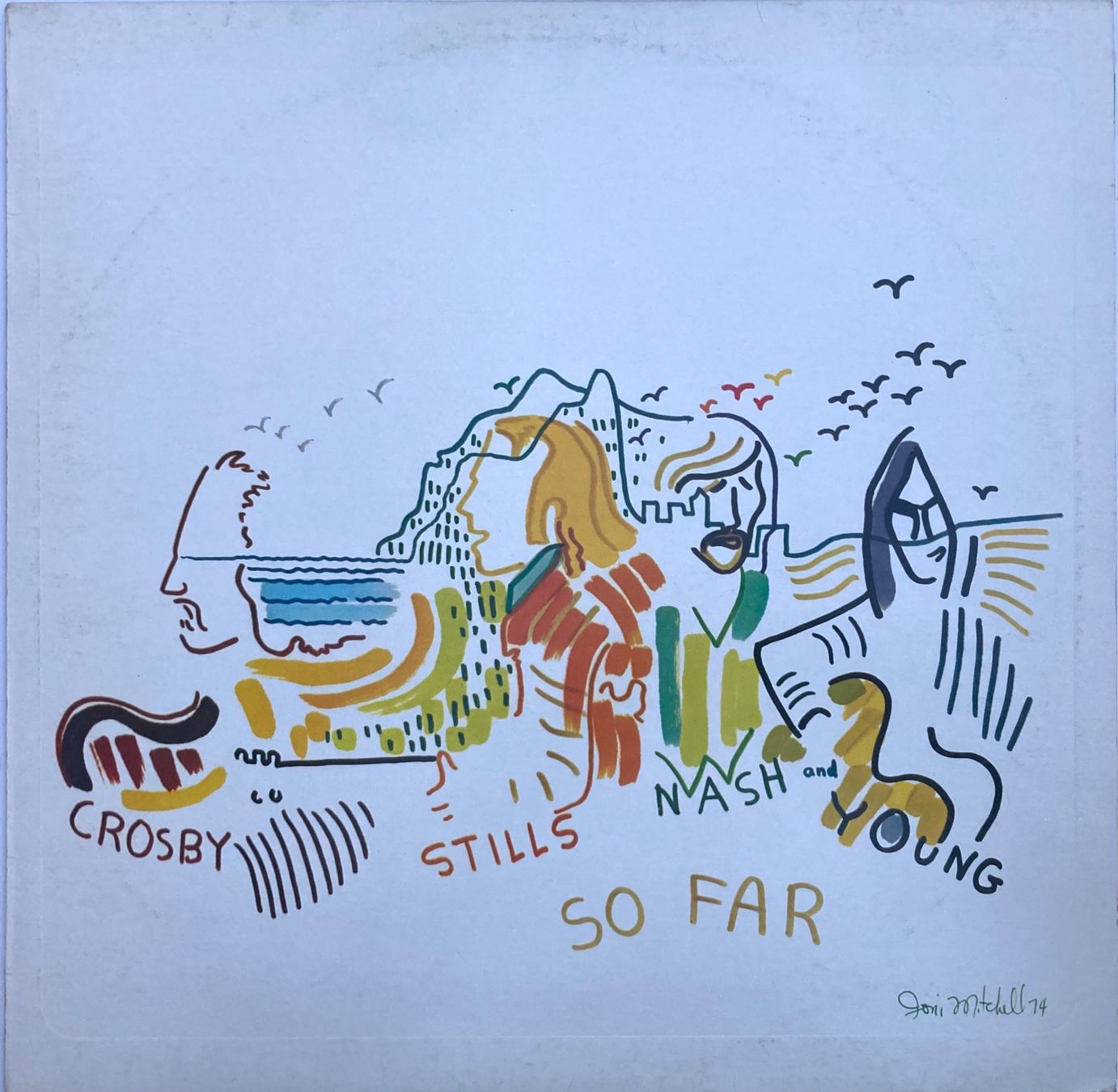 Dischi in vinile: CROSBY, STILLS, NASH & YOUNG - SO FAR – Usato da Poliez-Pittet venduto da Newtown-Records