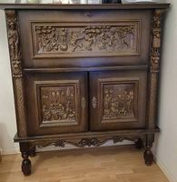 Antiker Schreibsekretär / Hausbar aus Massivholz