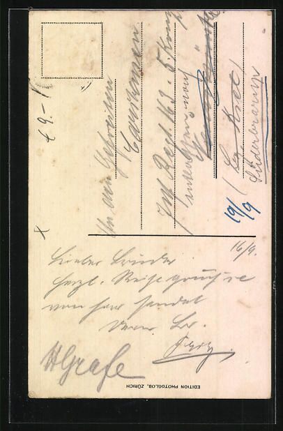 Cartoline postali: AK Brünigbahn, Passhöhe – Usato da Berlin venduto da bartko-reher 1