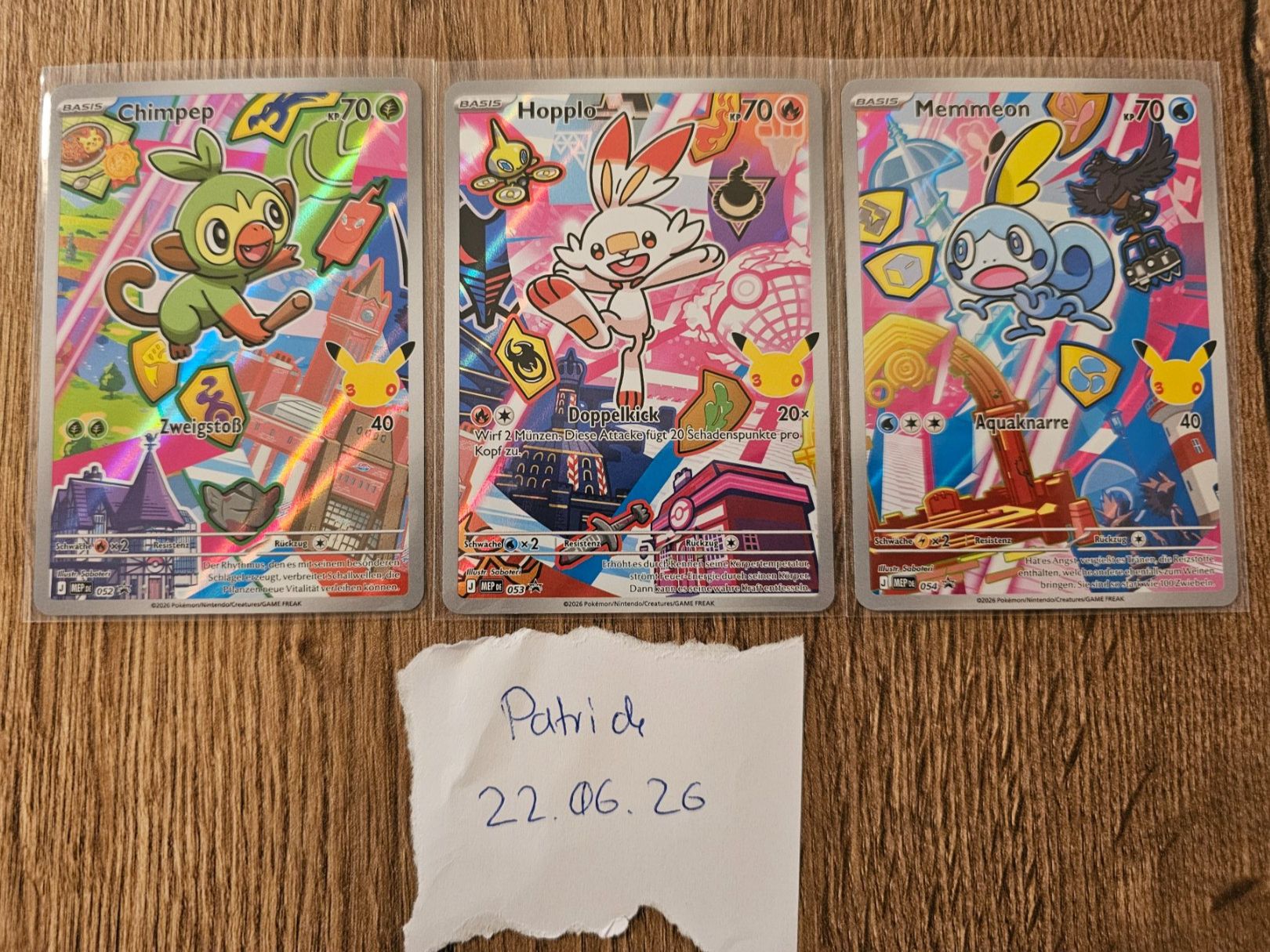 Pokémon Sammelbilder & Trading cards: Pokemon First Partner Series 2 Galar Set DE – Neu (gemäss Beschreibung) aus Kaiseraugst von P4ddy