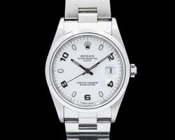 ROLEX OYSTER PERPETUAL DATE 34 REF.15200 STAHL