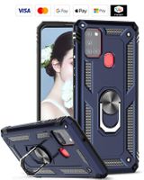 Hülle Etui Ring Case Magnet Cover für Samsung Galaxy A21s
