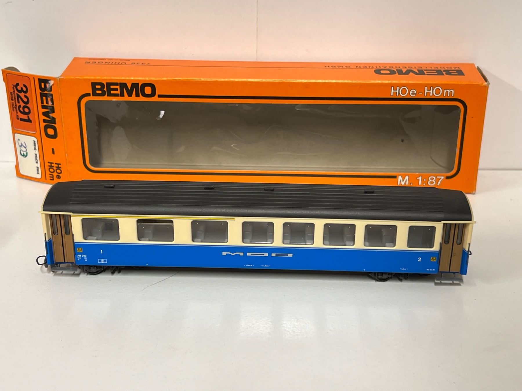 Bemo Modellini di ferrovie: Bemo 3291  MOB AB 303 – Usato da Neuenhof venduto da ludovicco 1