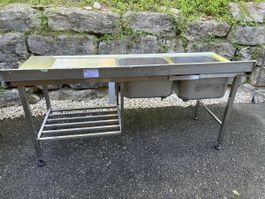 200 cm Gastro Abwasch/Spühltisch Koch Dulliken