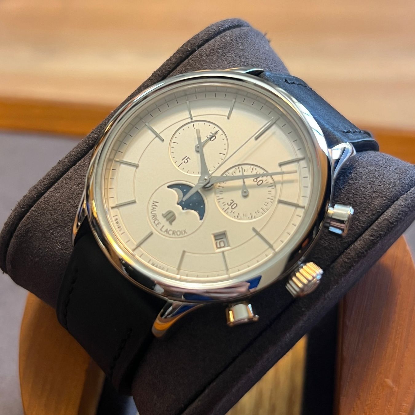 Maurice Lacroix Uhren: Maurice Lacroix Les Classiques Chronograph LC1148 – Gebraucht aus Carouge GE von Watchaser 8
