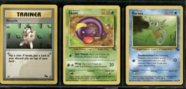 Vintage Pokémon Karte Fossil EN 2000 Lot of 3