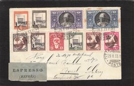 Express - Vatikan - Basel , gel.29.8.1933, Nr. 21-26 , 28-31