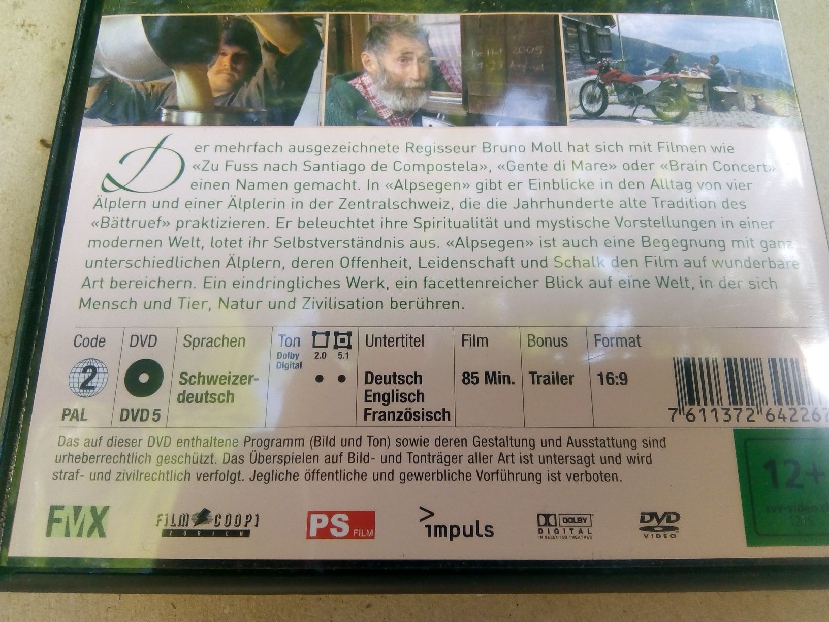 Tutti i DVDs: Alpsegen - Alles was gesungen wird zählt doppelt (Bruno Moll – Usato da St. Gallen venduto da elk2020 3