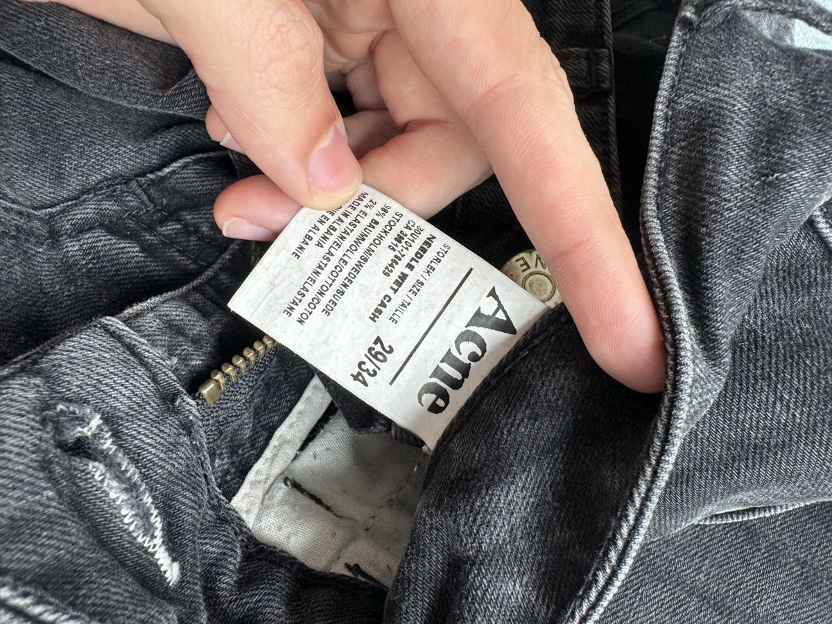 Acne Studios Jeans: Acne Studios Jeans Black Size 29/34 Used Condition – Usato da Wallisellen venduto da ori_nsj2 1