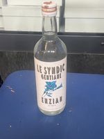 Bouteille LE SYNDIC GENTIANE ENZIAN 40% vol. 70cl rare!