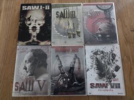 SAW 1-7 DVD's