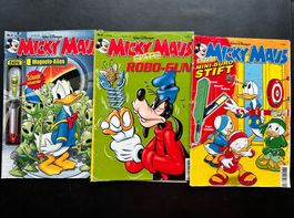 3 Mickey Maus 2001 Nr. 7,8,9