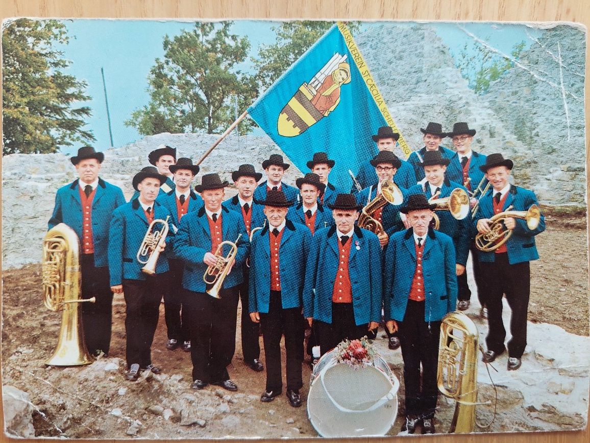 Cartoline postali: Postkarte Musikverein St. Cäcilia Schellenberg – Usato da Gamprin venduto da buschla66