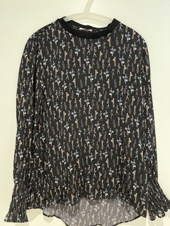 Bluse reine Seide Gr M