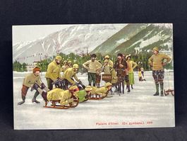 Plaisiers d'hiver. (En gymkana.) 498 (Editions Louis Burgy)