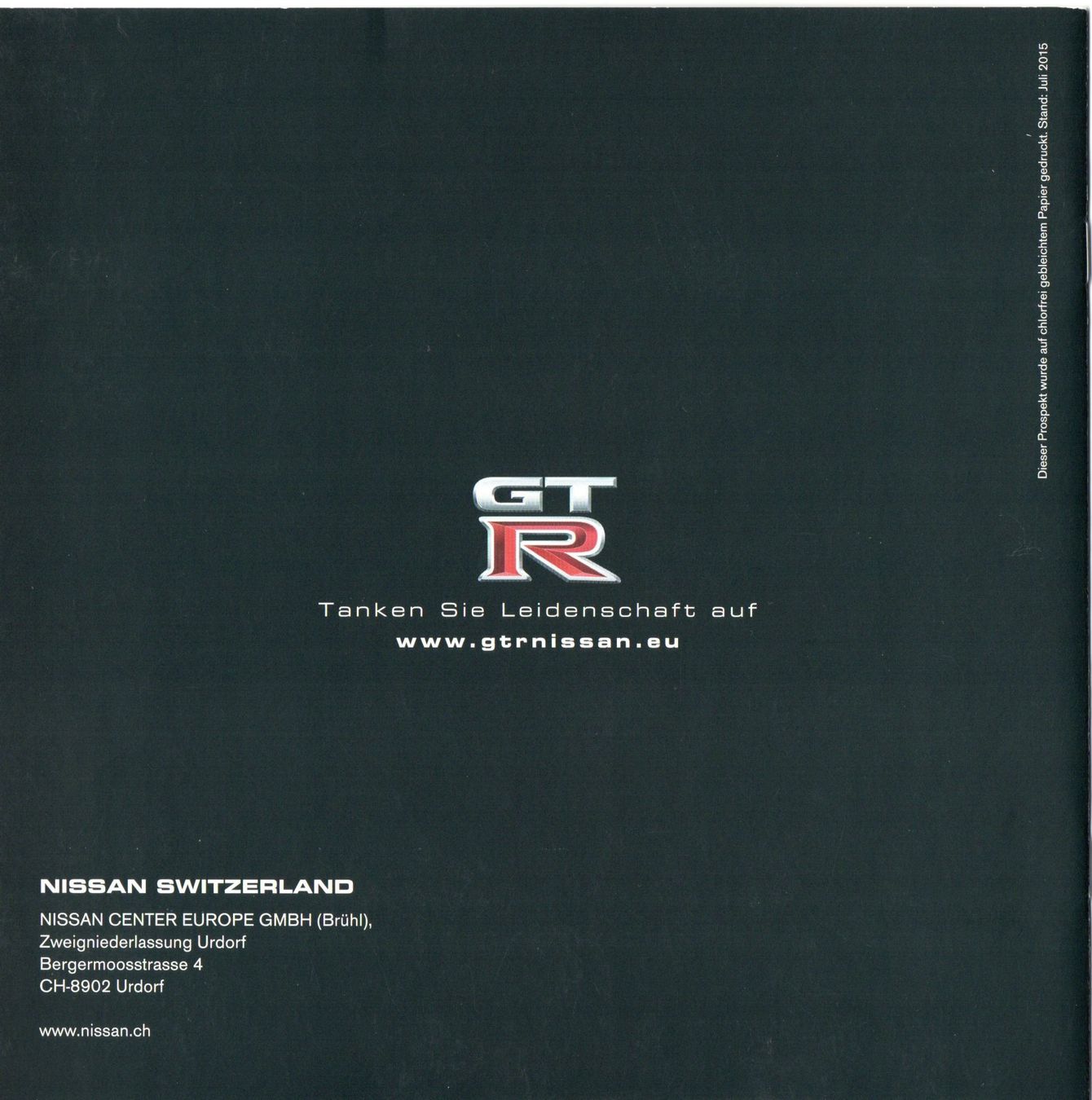 Nissan Documenti: Nissan GT-R - Originalprospekt – Nuovo (secondo la descrizione) da Malans GR venduto da Chueche427 3