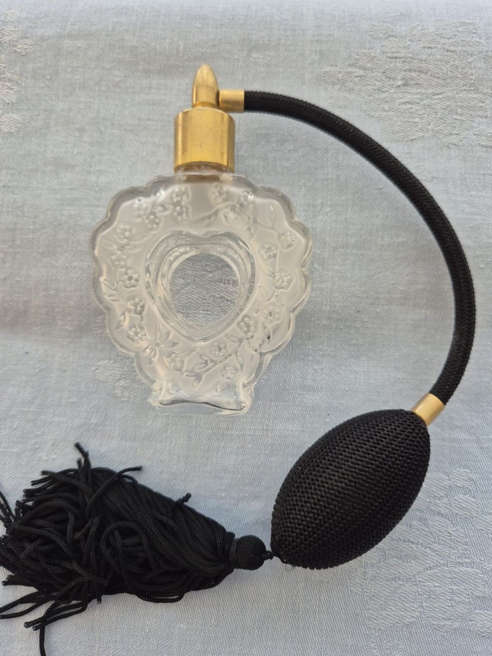 Flaconi: Parfumflacon aus Glas, handverziert – Usato da Basel venduto da Dylan1994