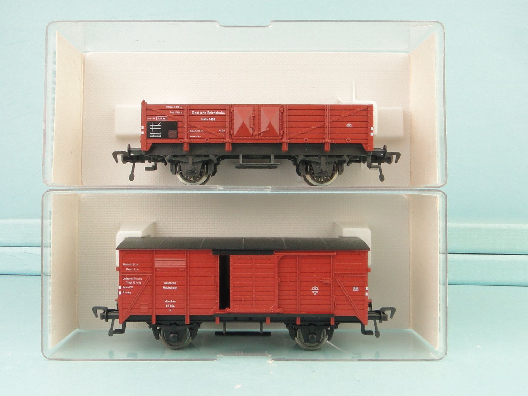 Fleischmann Modellini di ferrovie: Fleischmann H0 5208 und 4350 , NEU – Usato da Bülach venduto da cann11