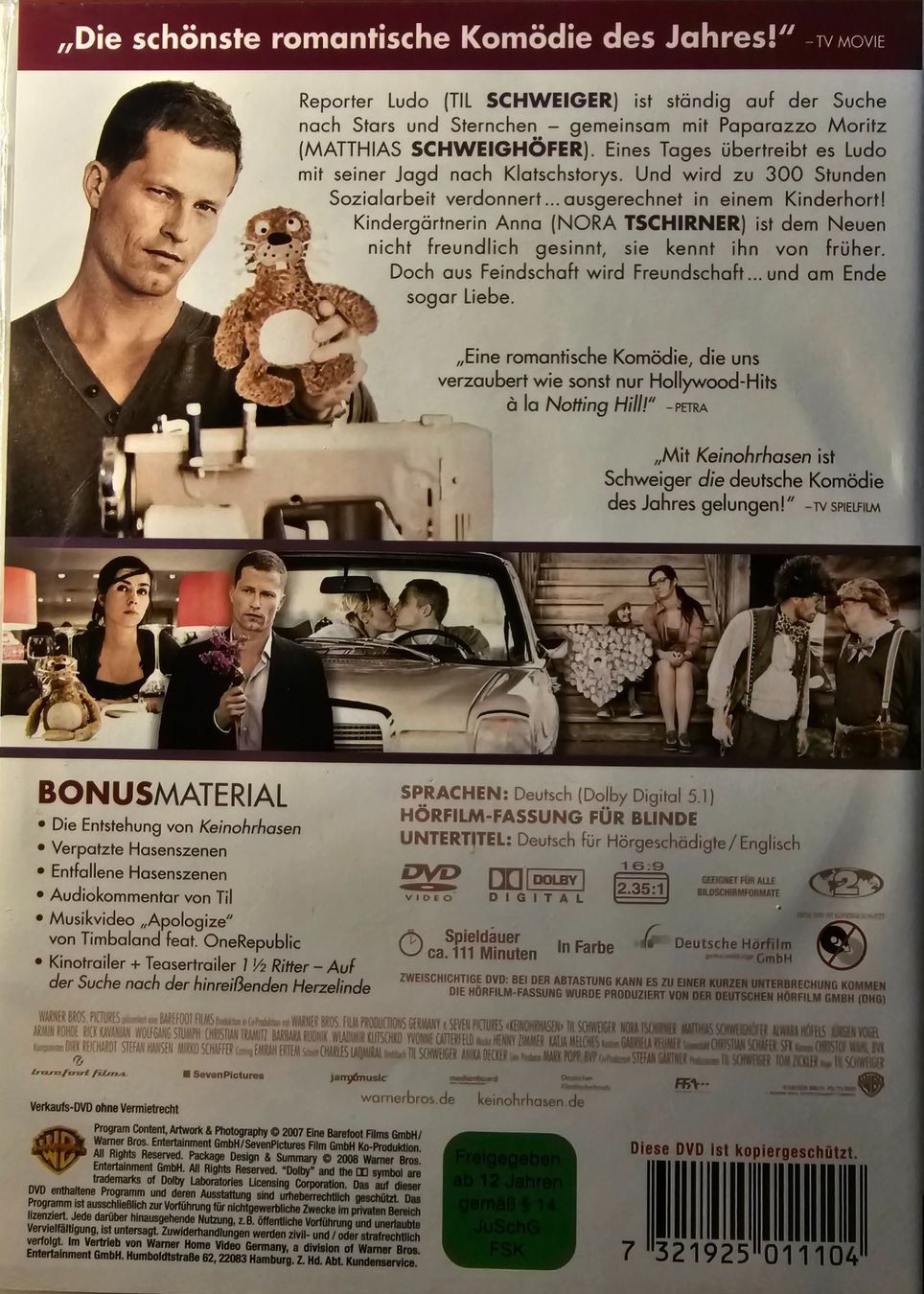 Tutti i DVDs: Keinohrhasen – Usato da Wahlen b. Laufen venduto da Cg10 1