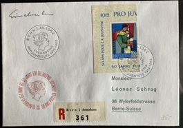 R-FDC Pro Juventute 1962 J198 illustriert, SBK 50 Fr.