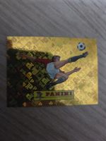 Carte Panini football Dorée Joueur Balle en l'air