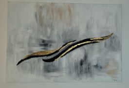 abstrakte Leinwandbild
