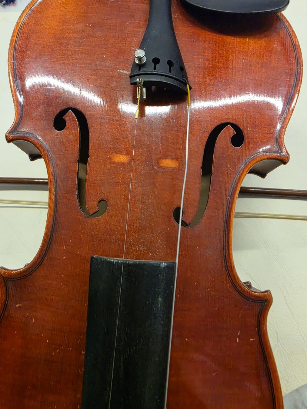 Strumenti musicali: Violine mit Bogen aus Holz, braun, – Usato da Olten venduto da Mezopotamya 7
